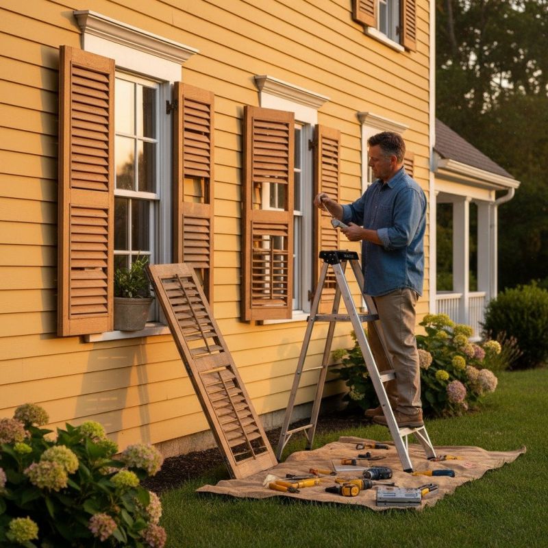 Shutter Reattachment in Arvada, CO